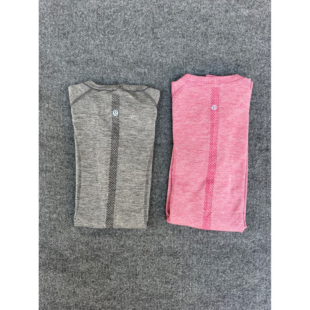 Lululemon women's glitter fabric tops bundle of two size 8